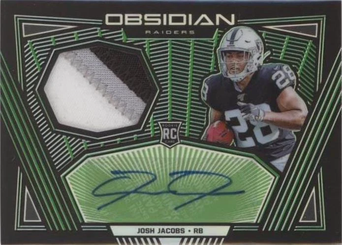 2019 Panini Obsidian Josh Jacobs #RJA-JJA for sale | eBay