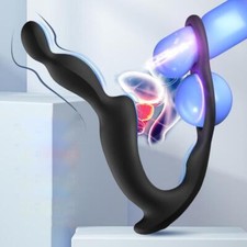 Powerful Prostate Massager Motors Male Waterproof Remote Vibrators USA STOCK