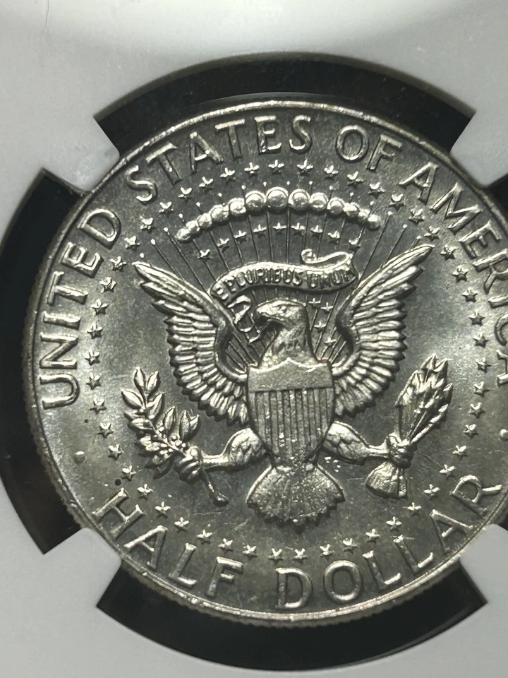 1968 D NGC MS64  (STAR )KENNEDY HALF DOLLAR 40% SILVER BUSINESS STRIKE 50C - Image 4 of 4