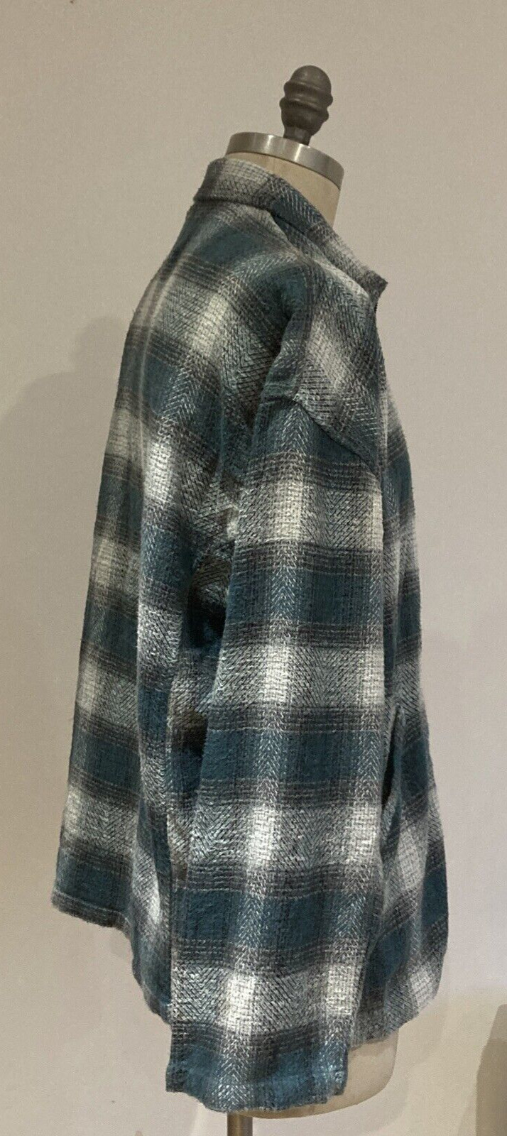 Vintage 1950s "Paragraff" Checked Rockabilly Zip-up Jacket, 23.5" pit to pit 7
