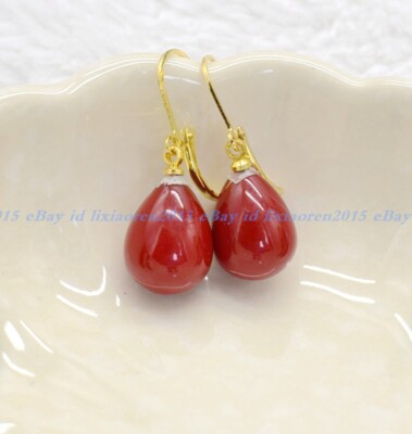 Ceramica: Orecchini Pendenti Con Conchiglie E Corallo Mediterraneo - Foto 10