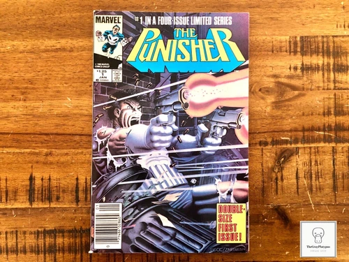 1986 Punisher #1 Comic Book / Marvel / VF-FN / 1st Series / Vintage / Retro
