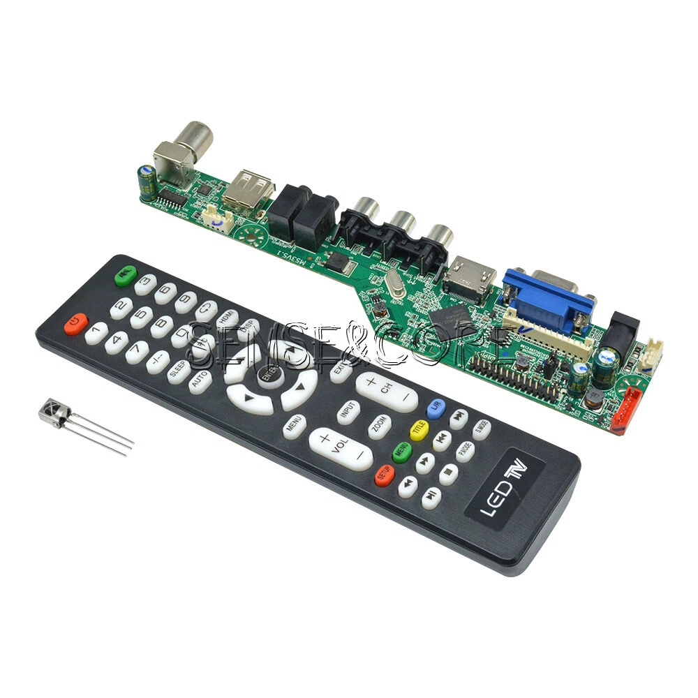 V29 Universal LCD Controller Board TV Motherboard Support 7 55