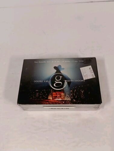 1998 Garth Brooks Double Live Two Cassettes Capitol Records New Sealed - Picture 2 of 5