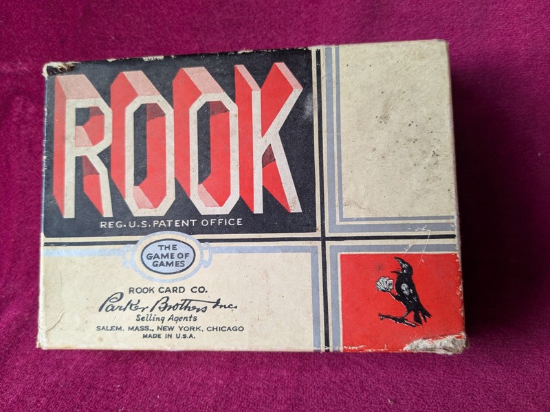 Vintage Rook Card Game 1943 Parker Brothers Used Complete