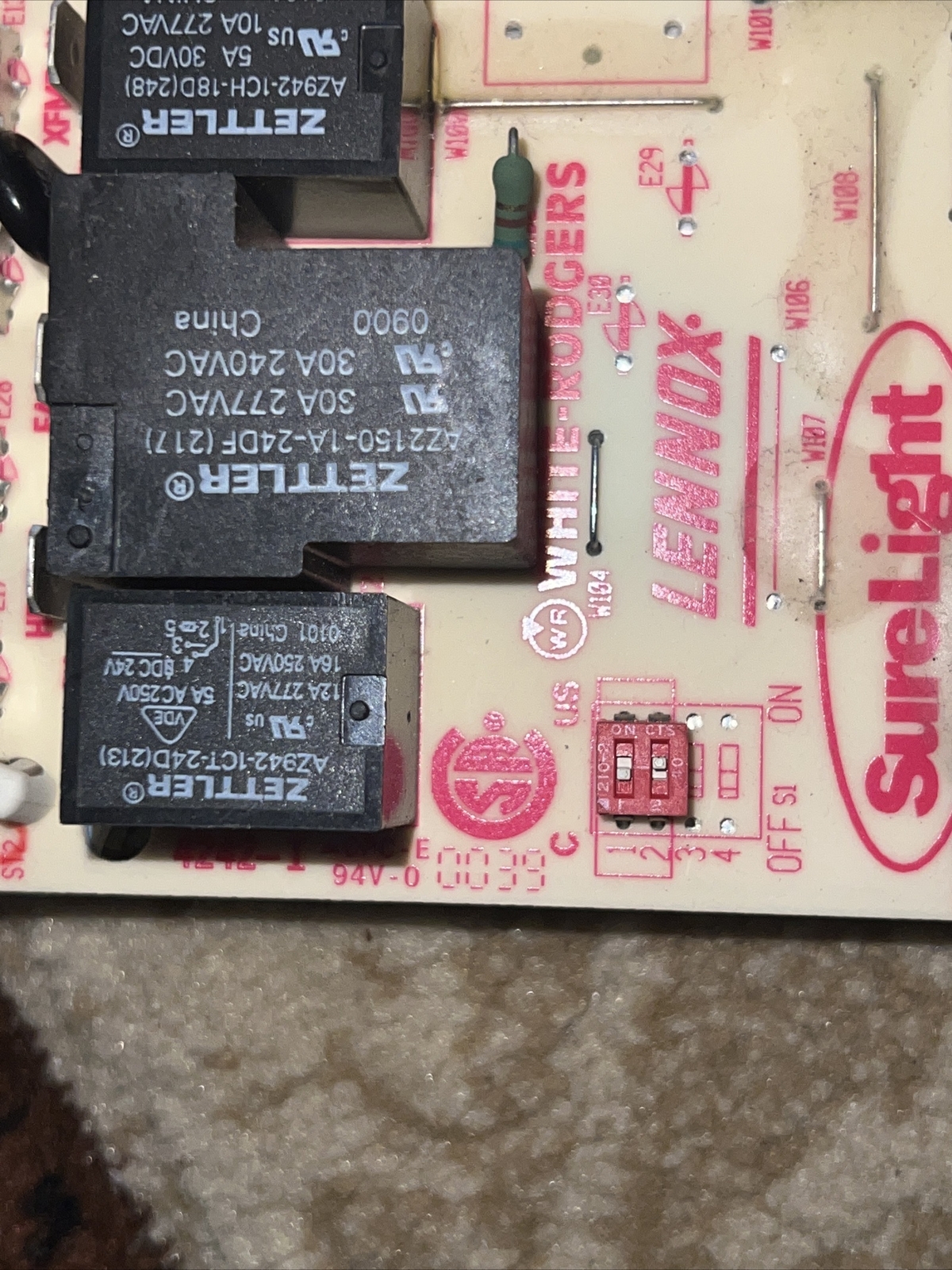 50a65120 / 12L6901 Lennox HVAC Control Board 0039 read description eBay