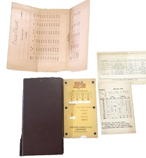 Pfister Hybrids Salesman LOT Mankato MN Order Book Selling Card Charts Seed VTG