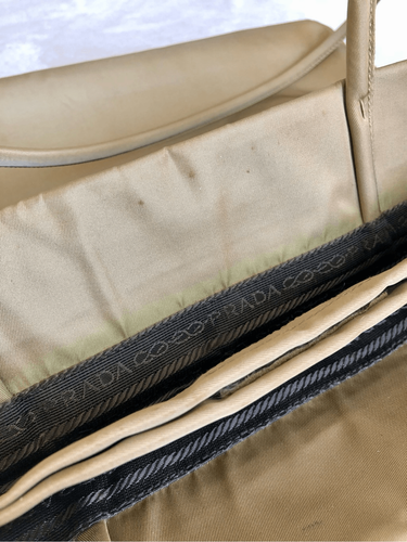 Vintage Prada Tessuto Large Tan Tote Shoulder Bag - Picture 12 of 16