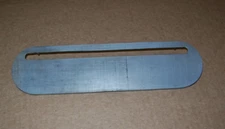 1950s Wards Powr Kraft 8" Table Saw Blade Insert, L-3012-5, 9-1/8" x 2-1/2"