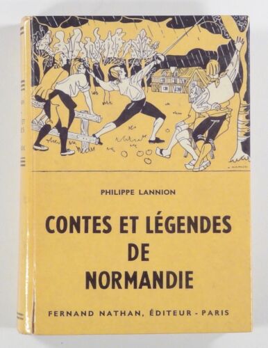 1950 Lannion TALES & LEGENDS OF NORMANDY (in French) illustrated HC folklore - Picture 1 of 11