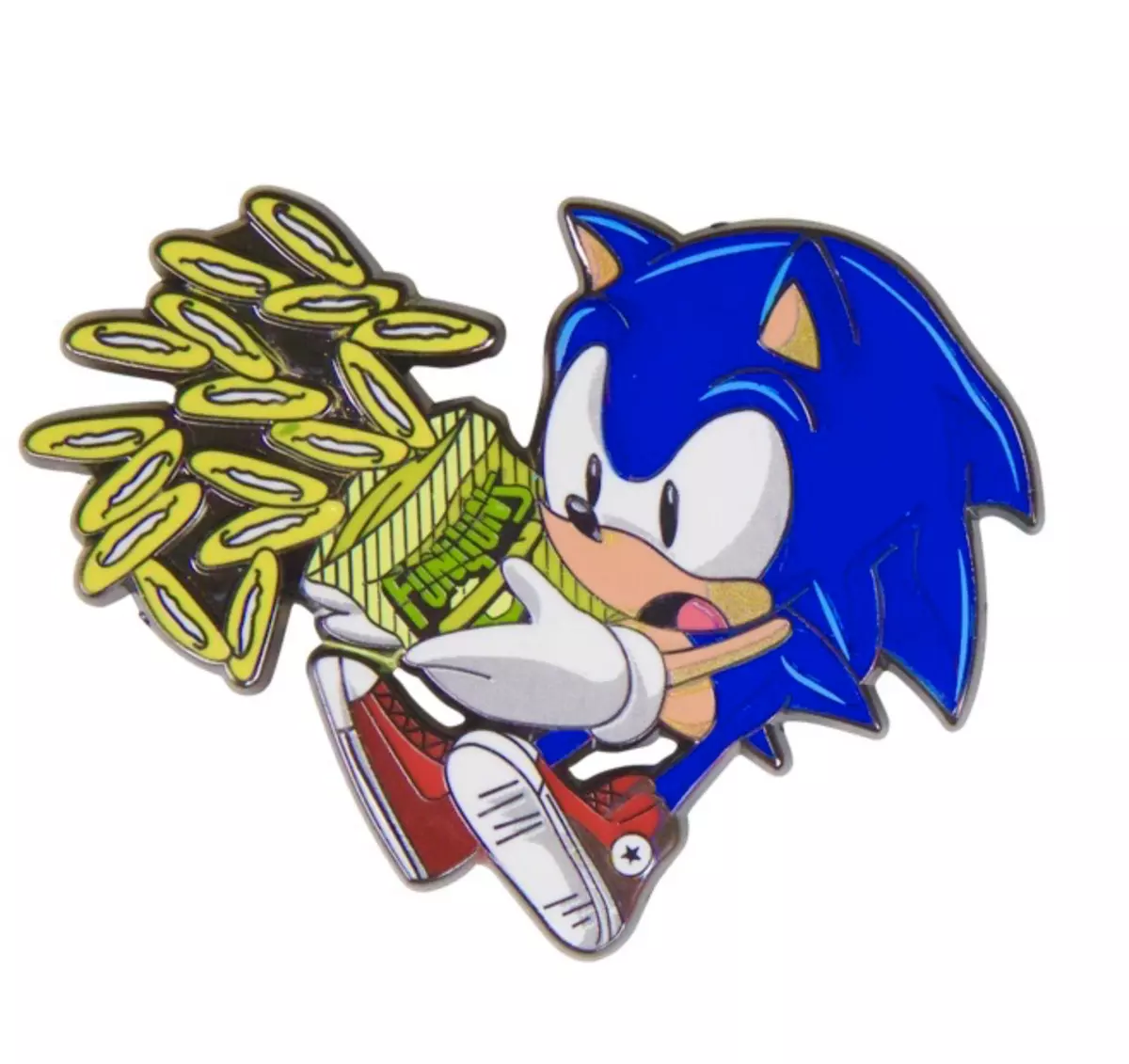  Speedy Sonic - Classic Sonic The Hedgehog Collectible Pin :  Clothing, Shoes & Jewelry