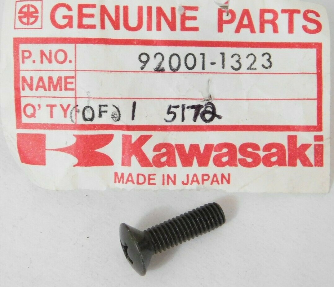 Kawasaki NOS NEW 92001-1323 Screw 5x18 KZ KZ1100 KZ1000 KZ750