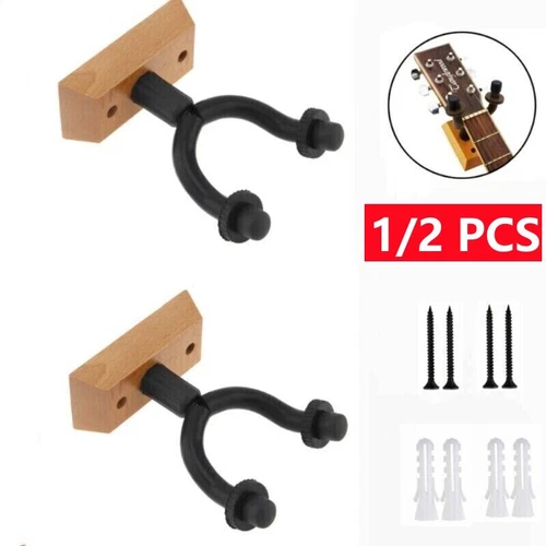 1/2 Pack Guitar Hanger Stand Holder Hooks Display Wall Mount Heavy Duty New