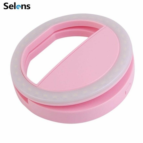Portable Selfie LED Ring Fill Light Camera Flash for iPhone iPad Android Phone - 第 8/21 張圖片