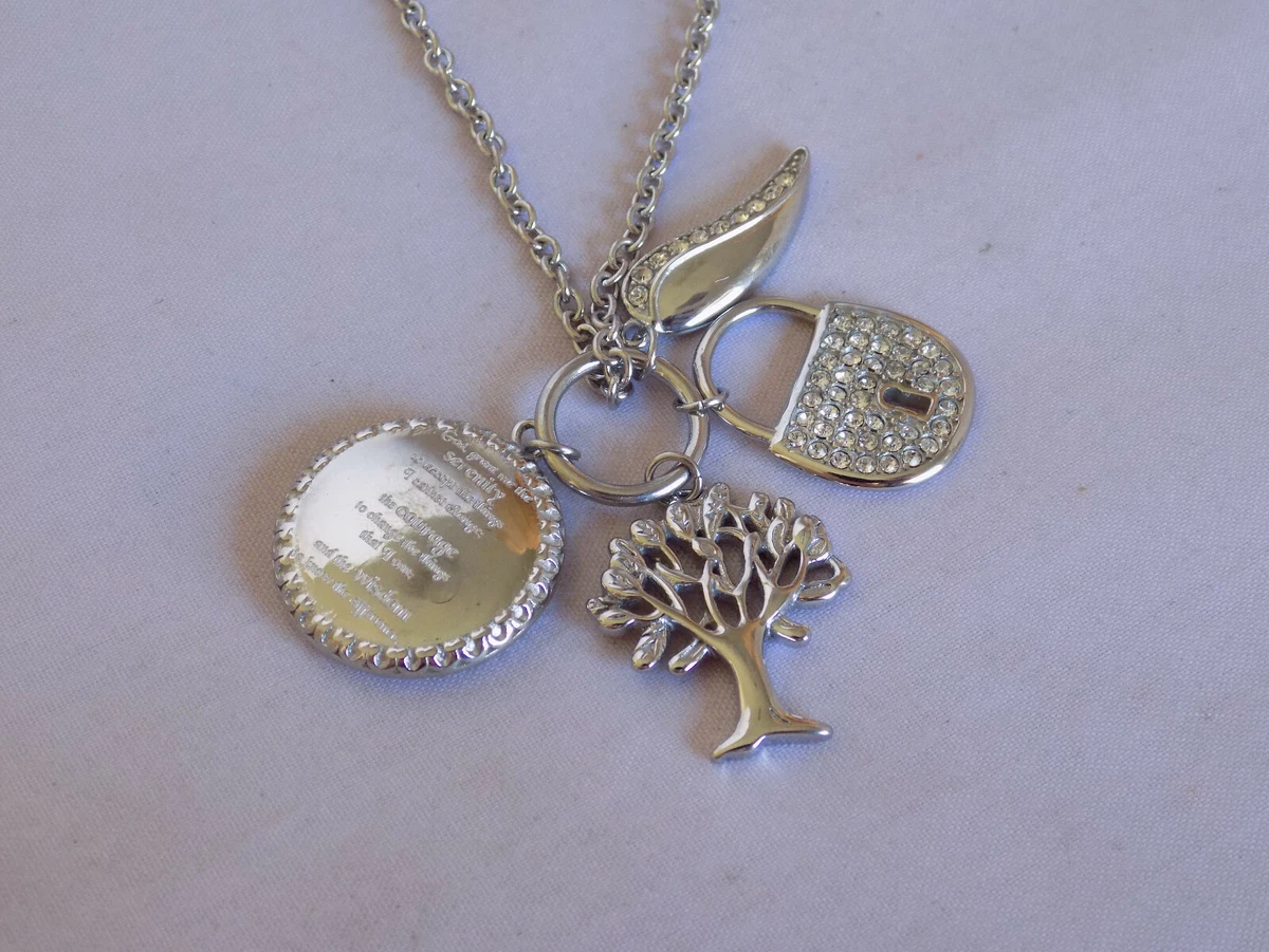 Stainless steel deals necklace charms
