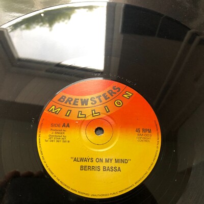 BERRIS BASSA STOLEN LOVE UK BREWSTERS MILLION VINYL 12'' SINGLE REGGAE LISTEN EX