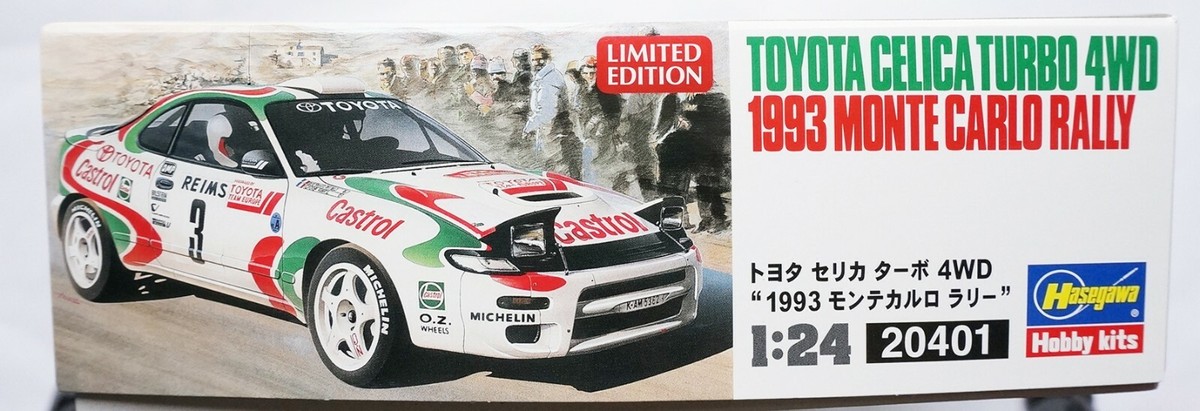 HASEGAWA 1/24 Toyota Celica Turbo 4WD 1993 Monte Carlo #20401