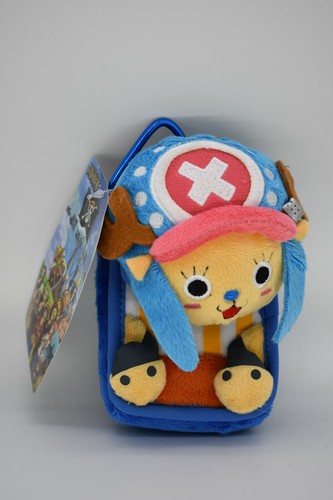One Piece Plush Backpack Clip Pouch Bag 