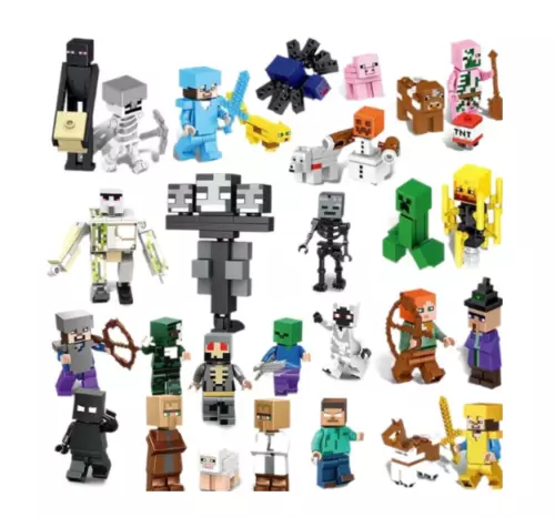 Set mit 24 Ninjago Minifiguren Kai Jay Sensei Wu Meister Bausteine Spielzeug - Bild 6 von 16