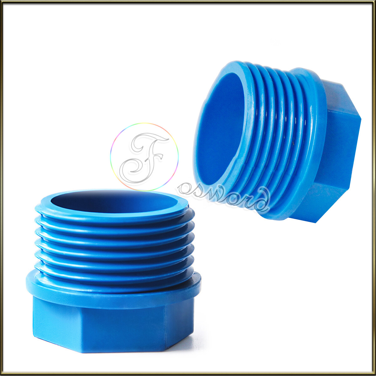 Meprotal 1/2" PVC Male Thread Pipe Plug End Cap Connector Plug Garden
