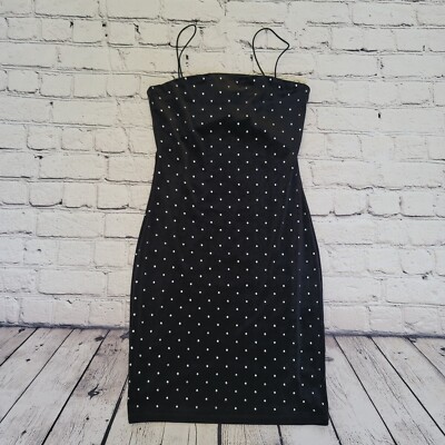 H&M Black Velvet Dress Silver Rhinestones All Over Spaghetti Straps LBD XS | eBay H&M Black Velvet Dress Silver Rhinestones All Over Spaghetti Straps LBD XS | eBay