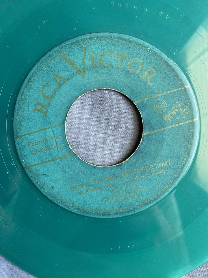 1949 RCA Victor 48-0080 Green Color Eddy Arnold - I'm Throwing Rice 45 rpm - Image 2 of 4
