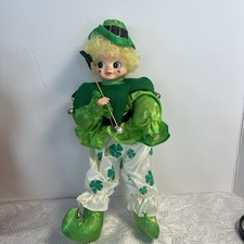 Brinn's Calendar Clown March Limited Edition 1986 Doll Irish St Patrick Day