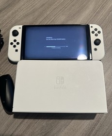 Nintendo Switch OLED Model HEG-001 Handheld Console - 64GB - White