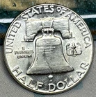 BU  1951 FRANKLIN SILVER HALF DOLLAR  90% SILVER COIN  UNCIRCULATED
