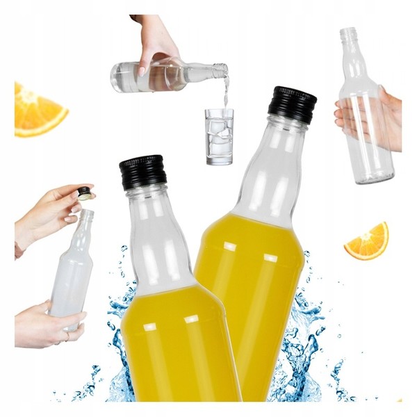 Monopolfalsche Monopol 500Ml Mit Verschluss, Glasflaschen FüR Saft Und Wodka-image