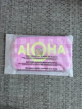 Aloha Collection x Hello Kitty Pink Palaka Mini Pouch Sunkissed