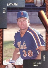 Bill Latham 1992 Fleer ProCards #1765 RC St. Lucie Mets *AutographDen*