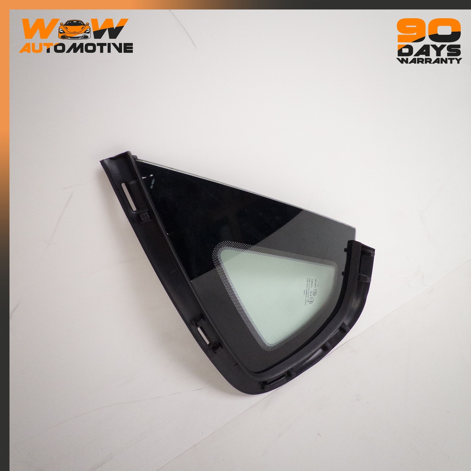 13-19 MASERATI QUATTROPORTE S Q4 REAR RIGHT QUARTER WINDOW GLASS BLACK OEM