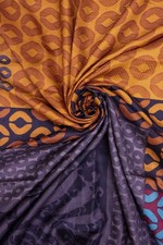 Vintage Silk Saree for Crafting, Sewing, Quilting, Upcycled Projects SS3124