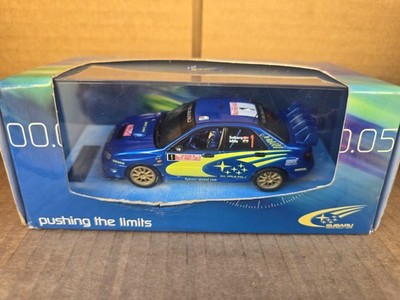 PETTER SOLBERG MILLS 1.43 2004 SUBARU WRX STI #1 MONTE CARLO RALLY SIGNED...
