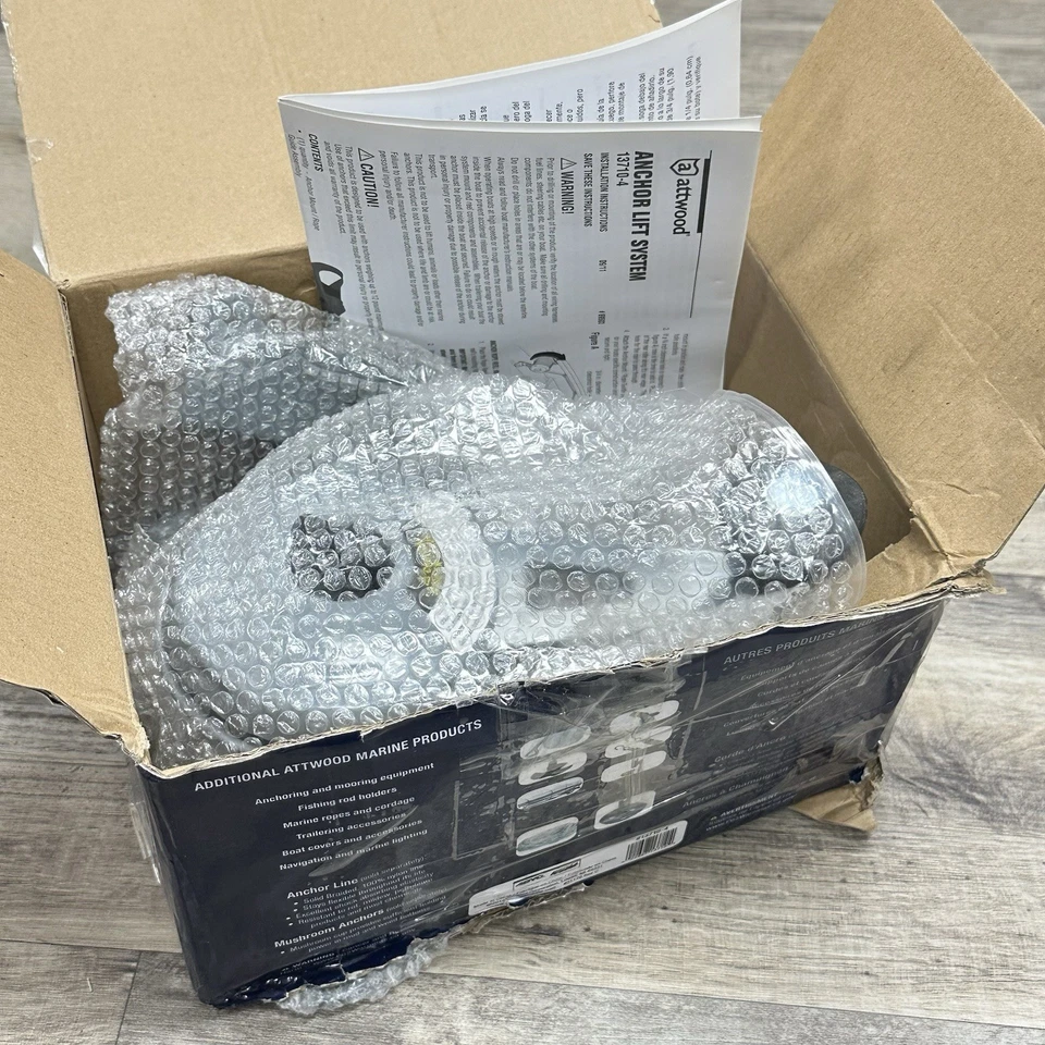 Sistema de elevación de anclaje Attwood 13710-4 UPC 022697137104 - Nueva caja abierta Foto 4 de 4