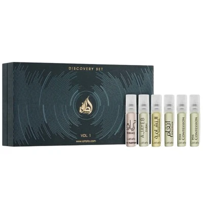 Lattafa Discovery Set Vol. 1 Unisex Edp 6 x 4 ml