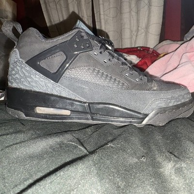 Jordan Spizike Low Men s Mid Top Sneakers Gray/Black Fabric Lace-Up FQ1759-001