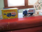 matchbox lesney vintage Dennis refuse truck in the box