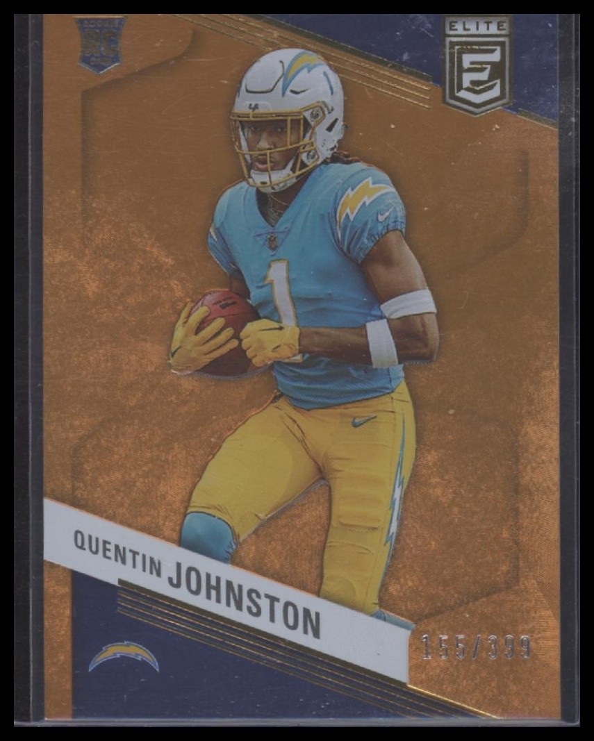 2023 Donruss Elite #176 Quentin Johnston Orange #/399