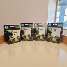Genuine HP 940XL 4-Pack Ink Cartridges For Officejet Pro 8000/8500   Expired