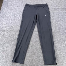 Mountain Hardwear Pants Mens Medium Gray Softshell Track Running Zip Pockets