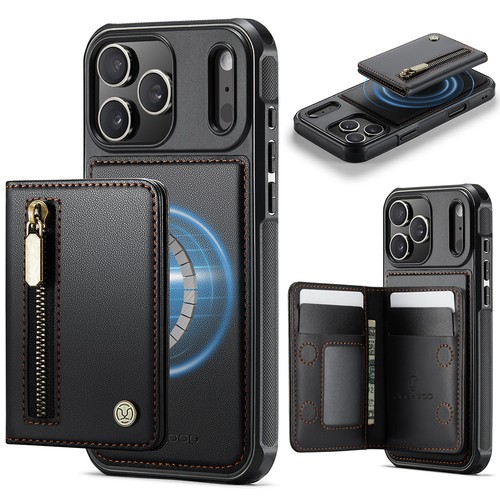 Magnetische Hülle für iPhone 17 Pro Max Air 16 15 14 13 abnehmbarem Geldbeutel - Bild 11 von 20