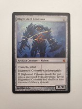 MTG Magic Blightsteel Colossus Mirrodin Besieged 2011 LP