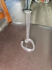 Vintage Single Cylinder Twisted Tube Propagation Bud Vase. 7 Inch.