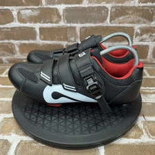 Peloton Cycling Shoes Black/Red Size EU 42/ US Men’s Size 9 /Women’s Size 11