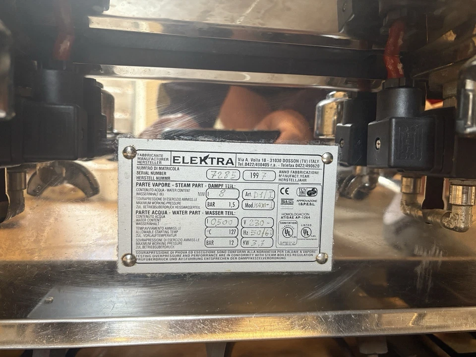 Эспрессо-машина Elektra 230 В  - Изображение 2 из 4