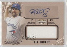 2014 Topps Triple Threads Unity Jumbo Relics Sepia 72/75 RA Dickey Auto 4f5