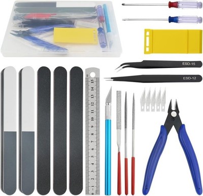 22 PCS Model Tools Kit Hobby DIY Craft Set for Gundam Cars Airplanes Robots