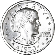 1980 S Susan B Anthony BU Dollar US Mint Coin